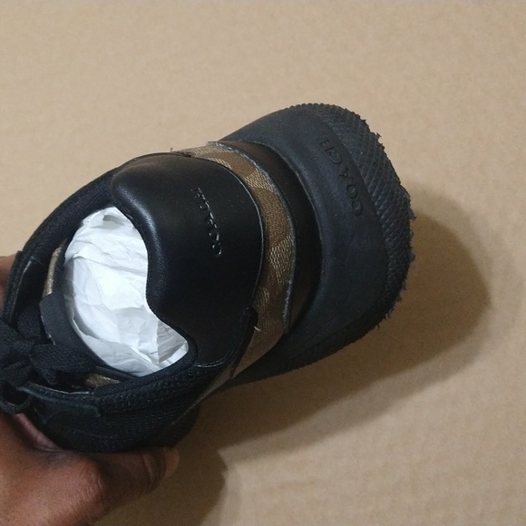 Coach men's Collection C152 Tech Runner style Size12 Color khaki/Black - Picture 9 of 11